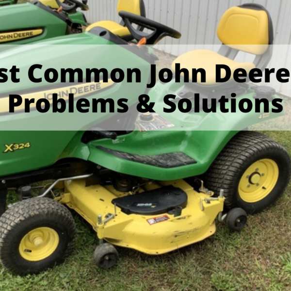 john deere x324 problems