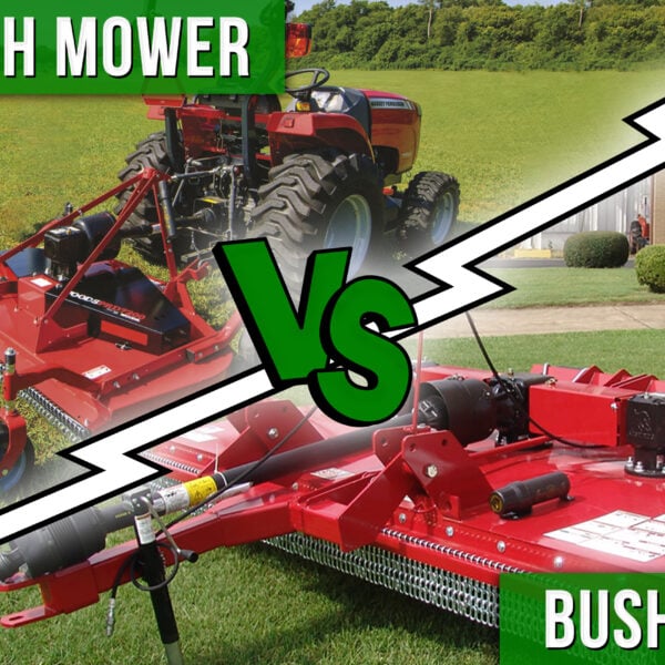 finish mower vs bush hog