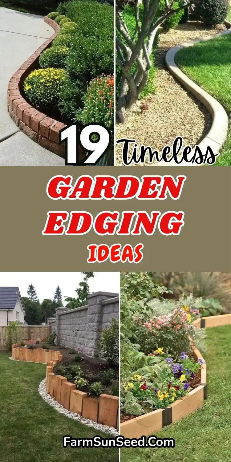 19 Timeless Garden Edging Ideas 19 Timeless Garden Edging Ideas