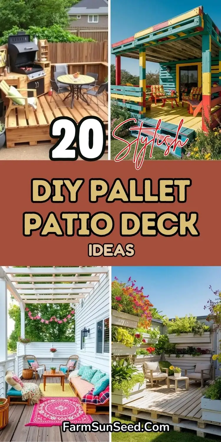 20 Stylish DIY Pallet Patio Deck Ideas 20 Stylish DIY Pallet Patio Deck Ideas