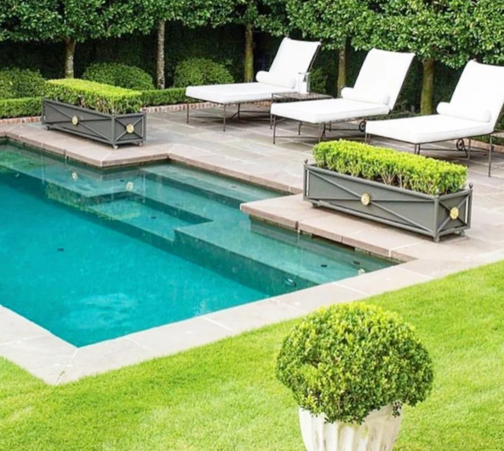 19 Refreshing Poolside Planter Ideas