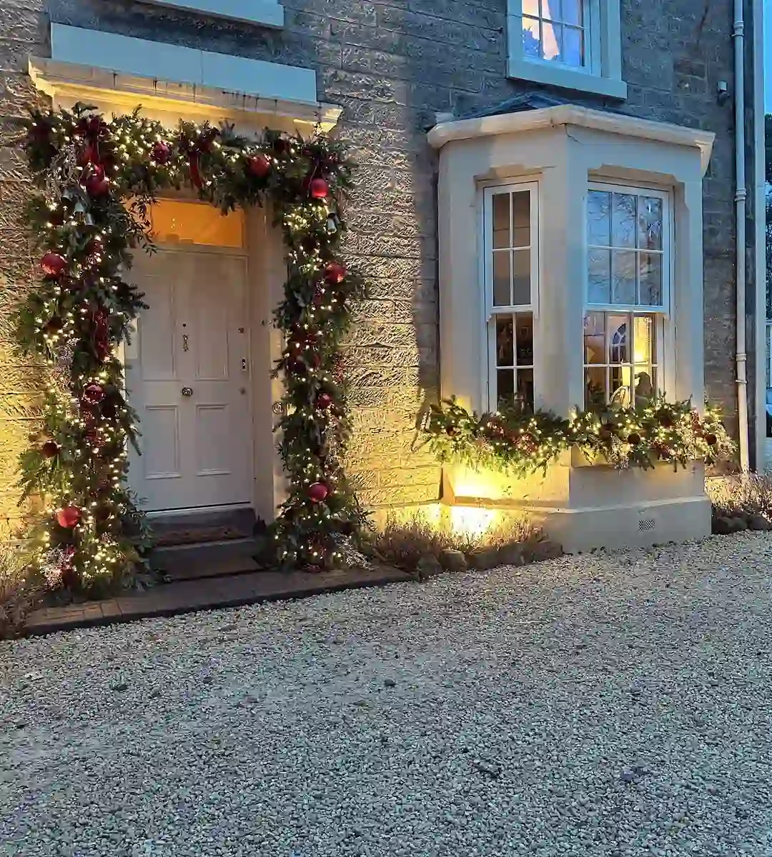 Charming Stone Cottage Christmas
