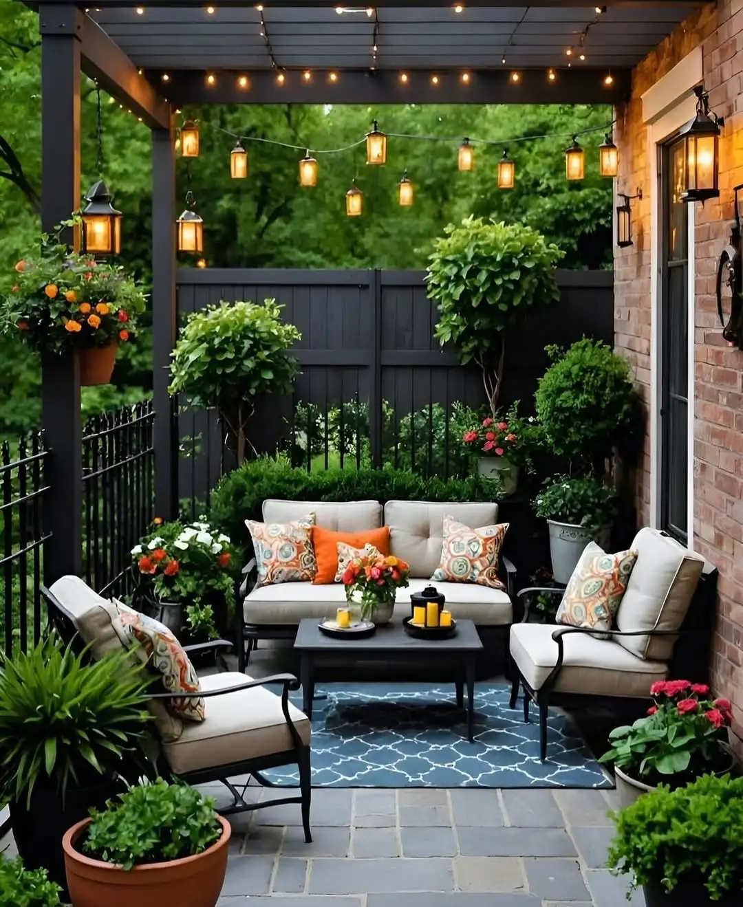 Cozy Outdoor Living Room