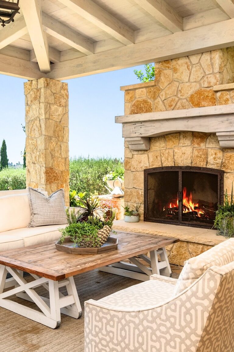 35 Epic Outdoor Stone Fireplace Ideas to Transform Your Yard
