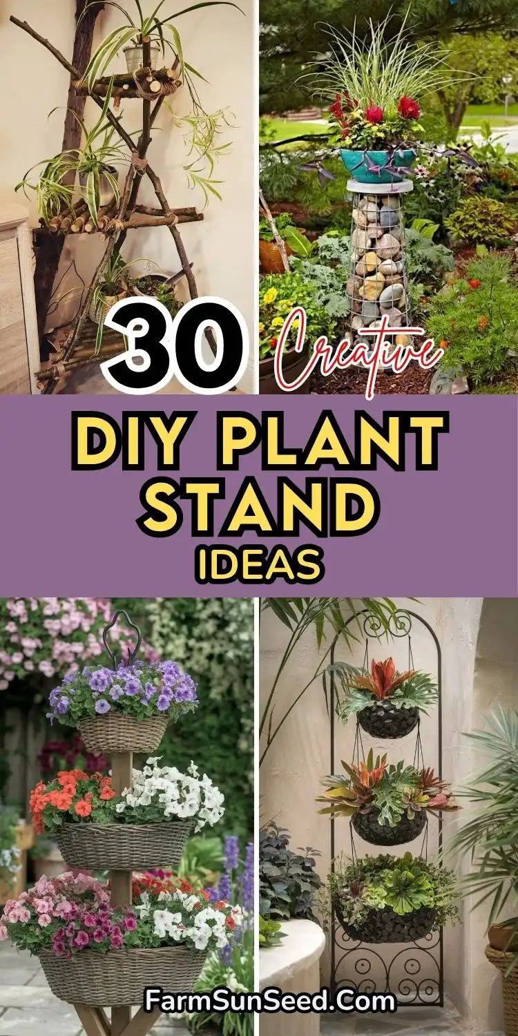 30 Creative DIY Plant Stand Ideas 30 Cheap DIY Plant Stand Ideas