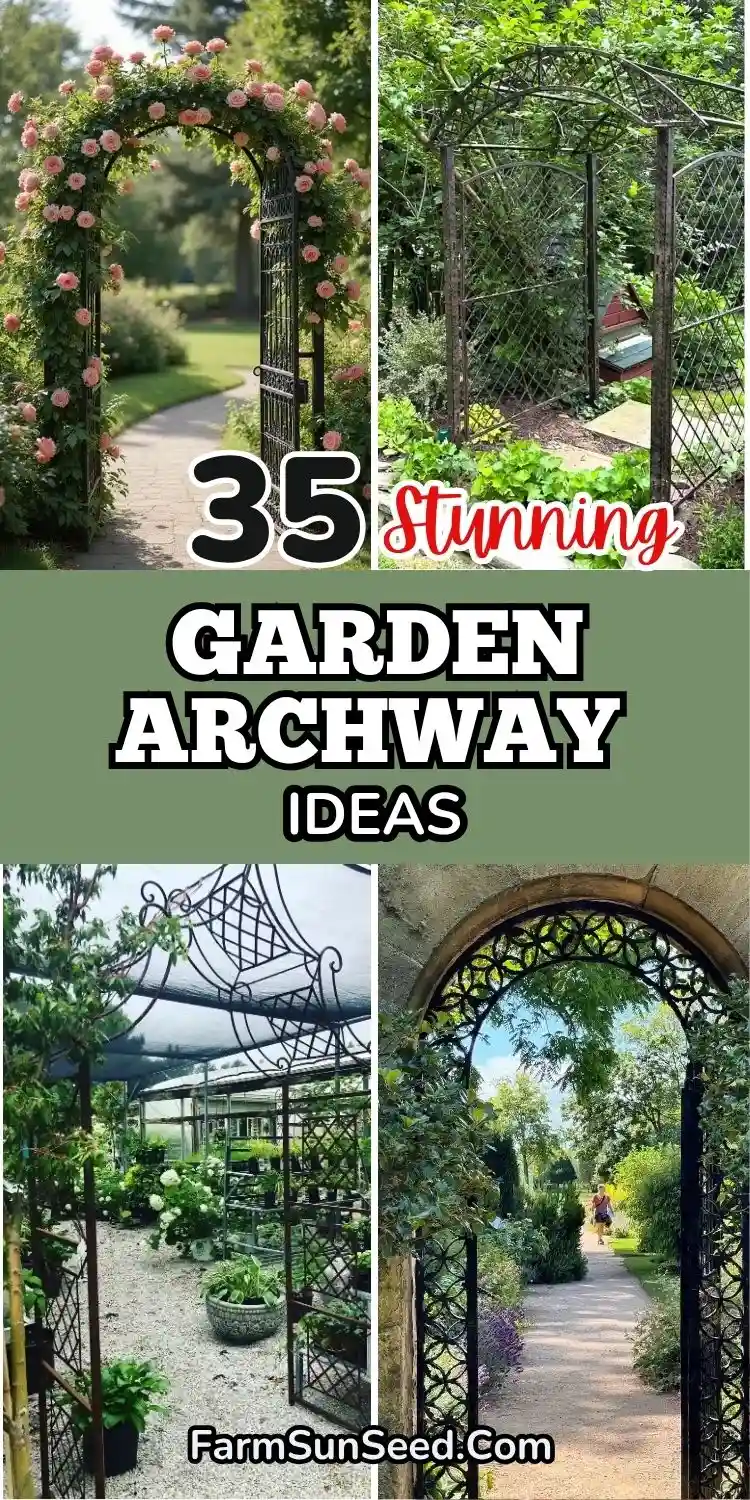 35 Stunning Garden Archway Ideas 35 Stunning Garden Archway Ideas
