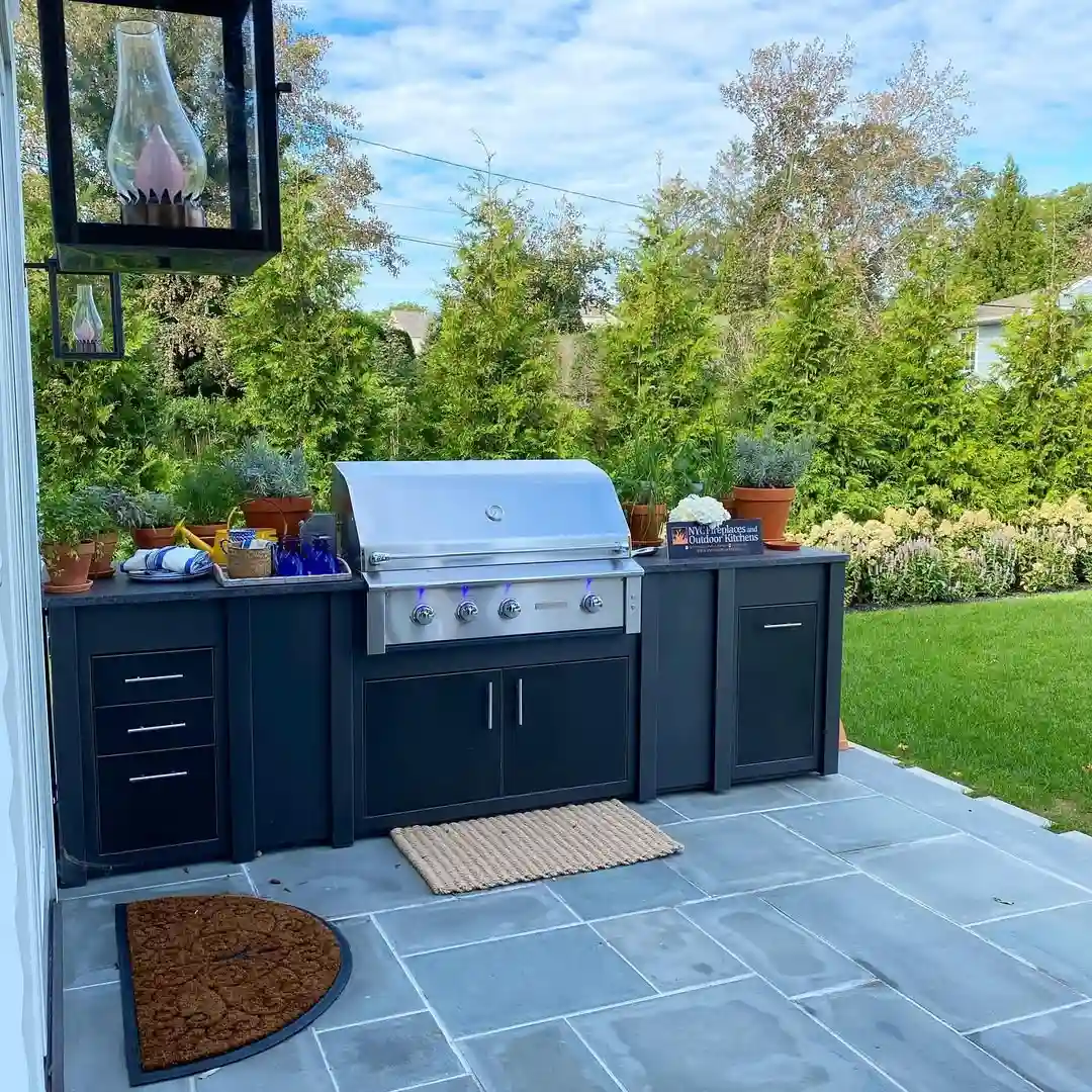 Charming Backyard Kitchen with Garden Views