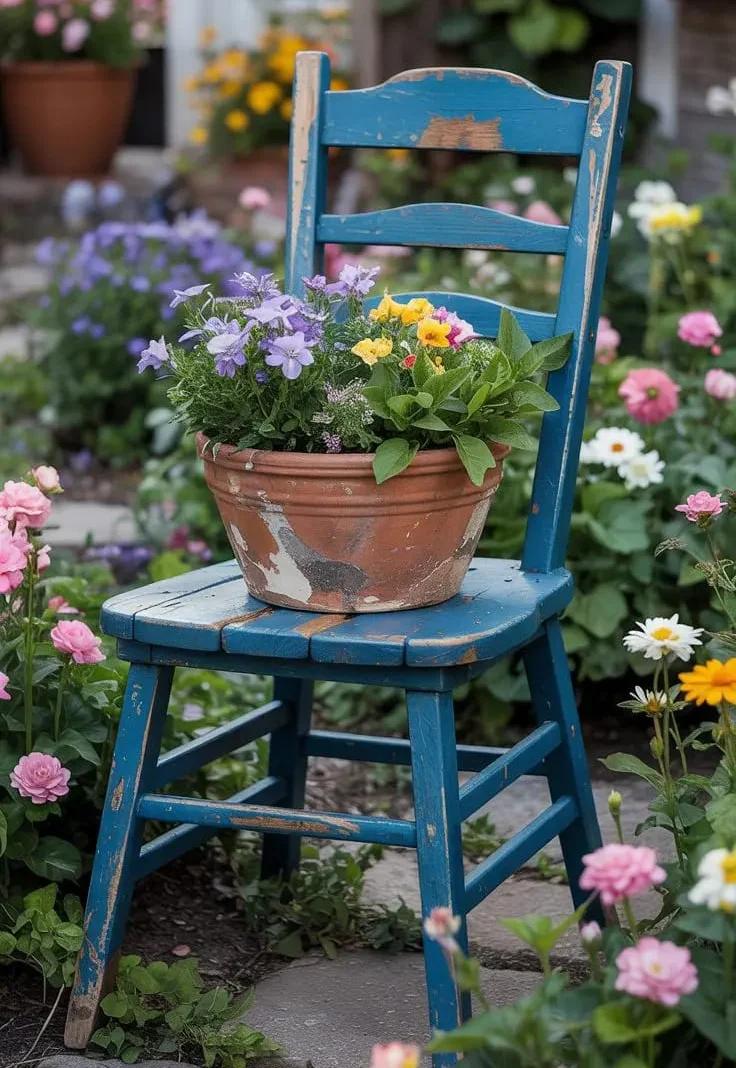 16 Clever Ways to Recycle Old Furniture into Garden Decor You Can ...