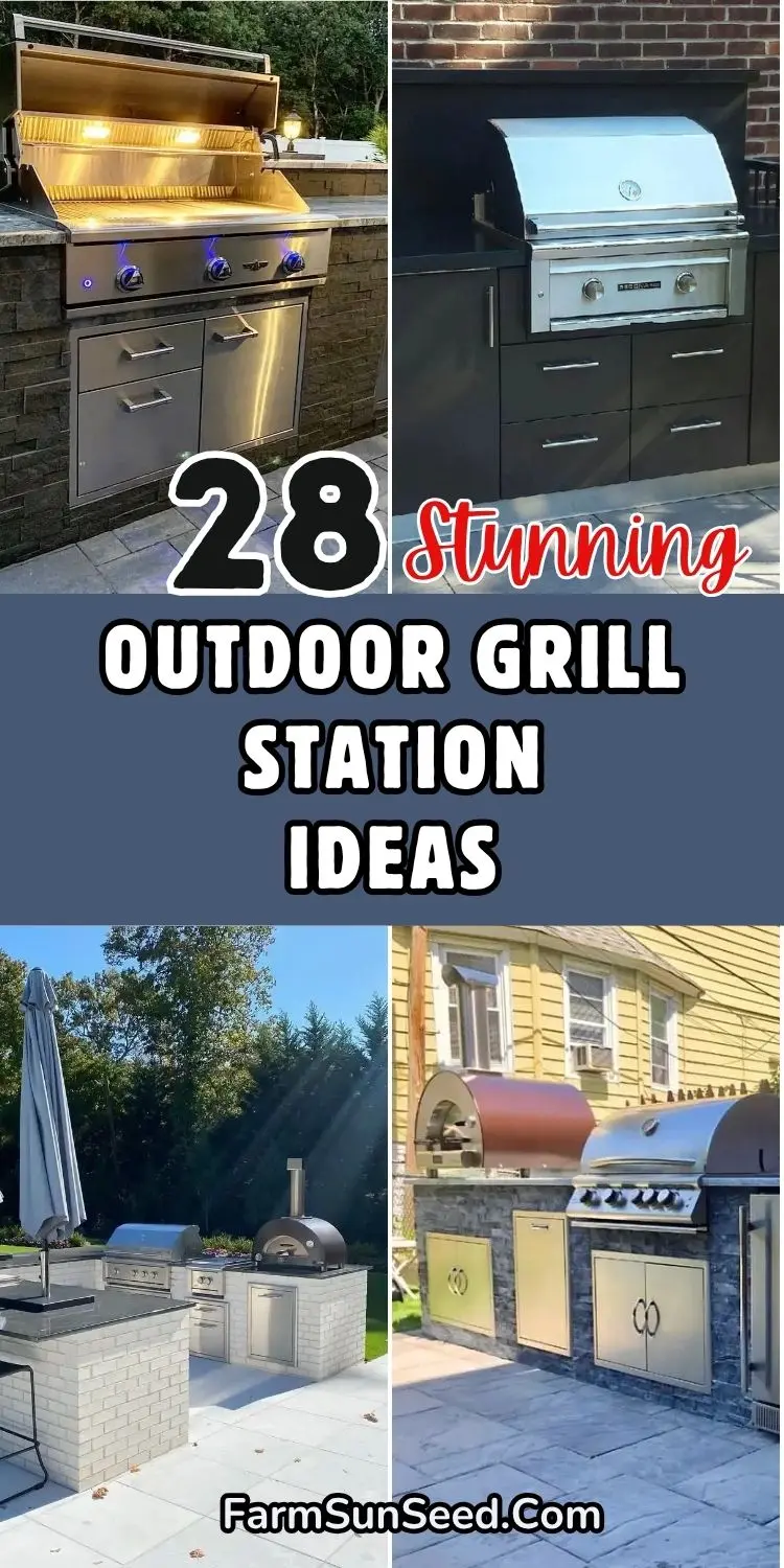 28 Stunning Outdoor Grill Station Ideas