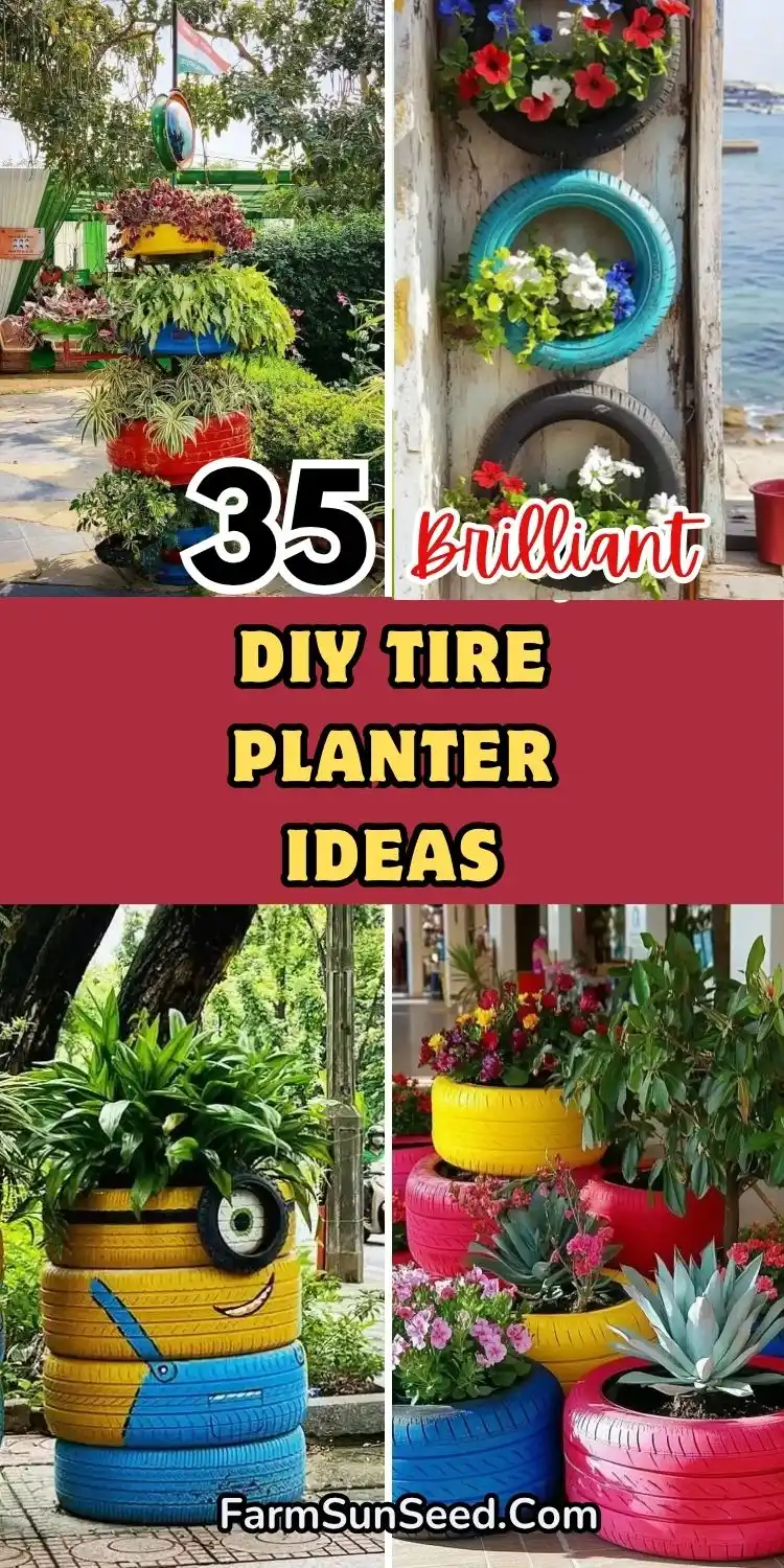35 Brilliant DIY Tire Planter Ideas That'll Beautify Your Garden on a Budget 35 Brilliant DIY Tire Planter Ideas That'll Beautify Your Garden on a Budget