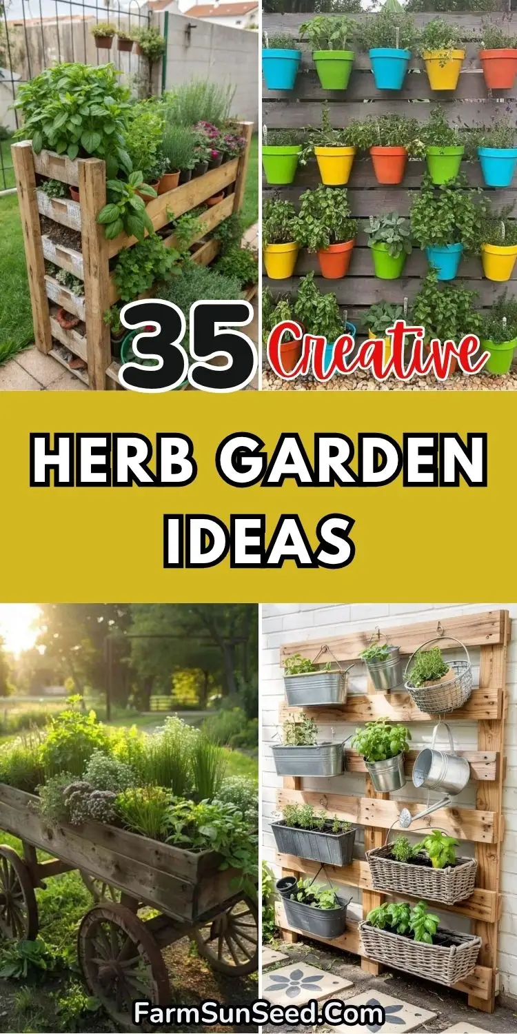 35 Creative Herb Garden Ideas