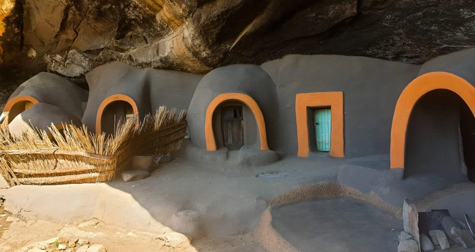 Lesotho, Africa - Mahalapane Caves