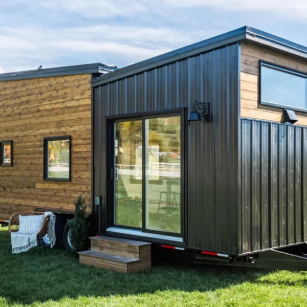 This $115K Tiny Home on Wheels Features a Full-Size Spa Tub, Loft Bedroom & Much More