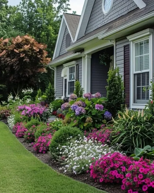Multi-Layered Cottage Border