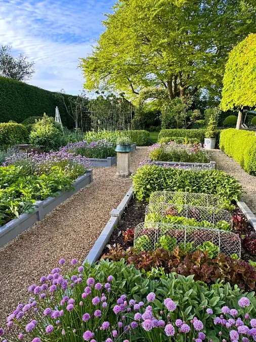 Formal Raised Bed Kitchen Garden