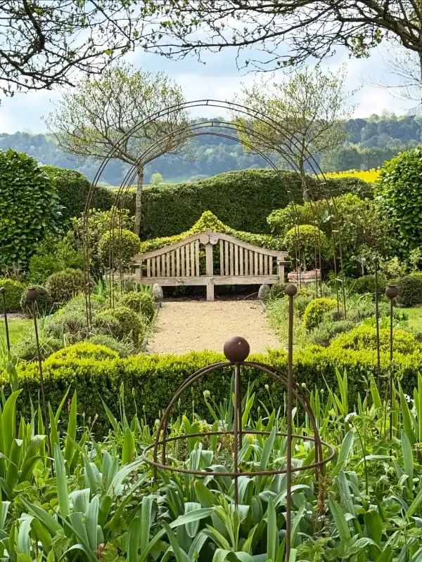 Formal Boxwood Herb Garden