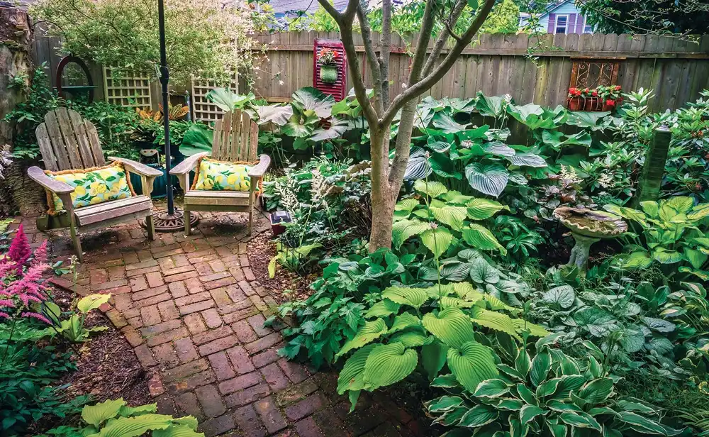Brick Patio Seating
