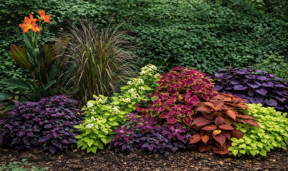 Colorful Foliage Mounds