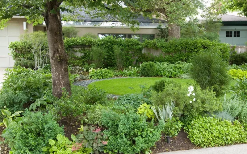 Round Grass Feature