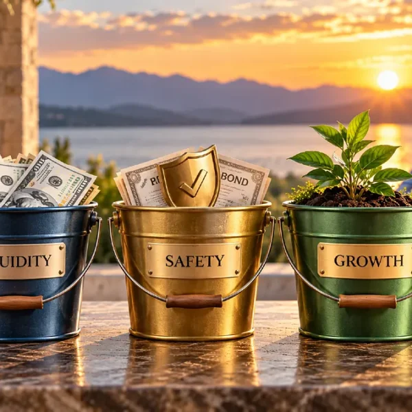 The '3-Bucket Strategy' — How Retirees Stay Calm Through Market Crashes