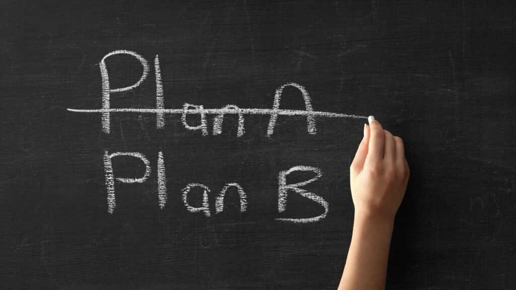 changed a plan