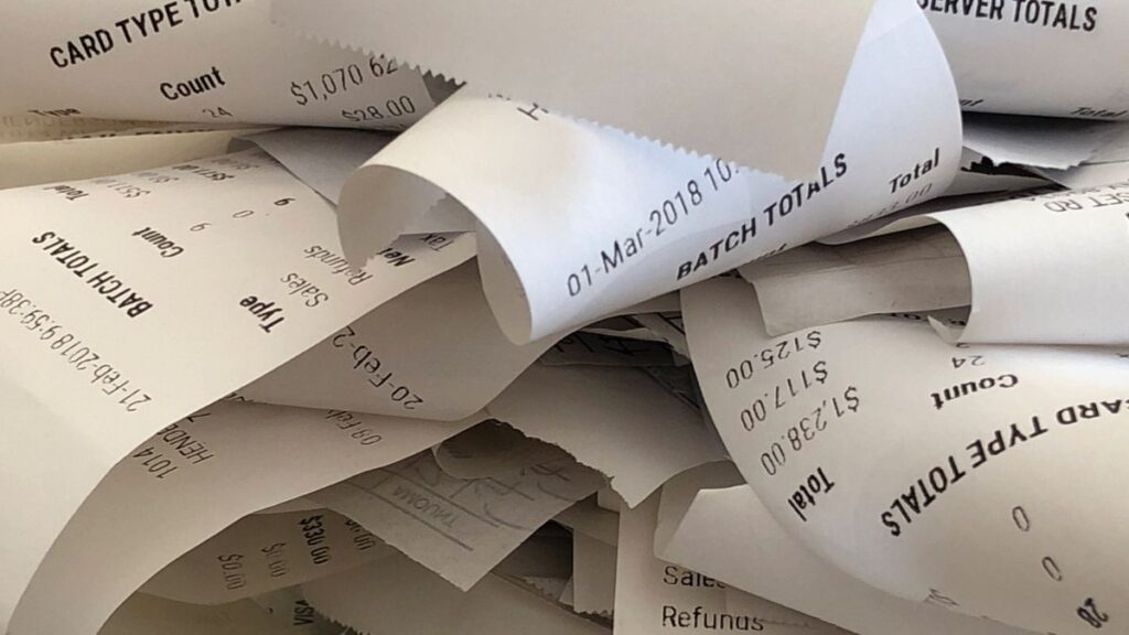 Receipts
