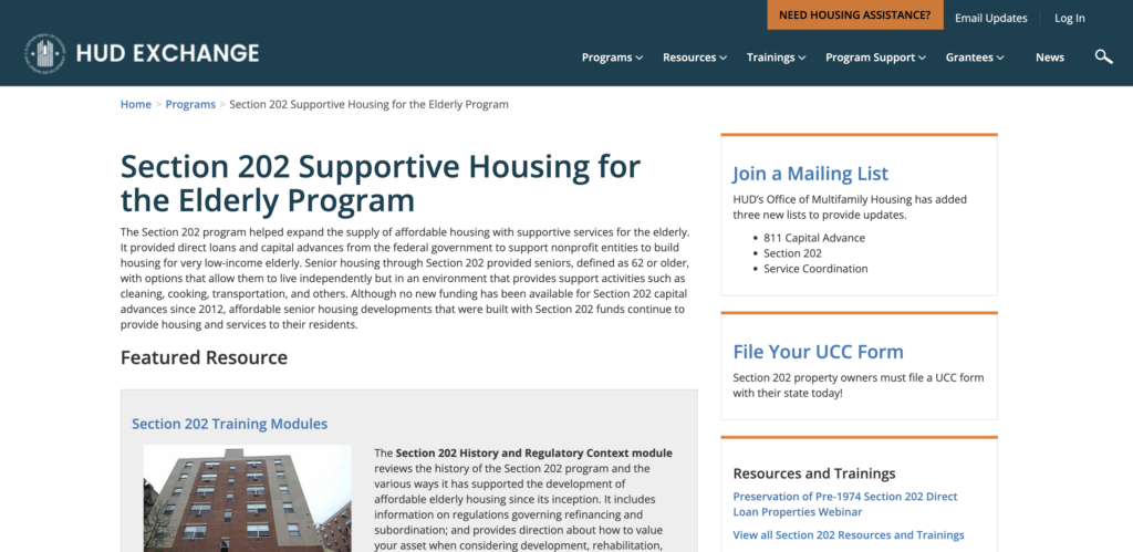 Section 202 Housing